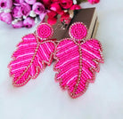 Glitterbugs Statement Monsteria Earrings Splash Swimwear Earrings Fuschia 1000011646