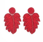 Glitterbugs Statement Monsteria Earrings Splash Swimwear Earrings Red 1000011652