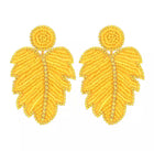 Glitterbugs Statement Monsteria Earrings Splash Swimwear Earrings Yellow 1000011648