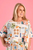 Go Girl Amalfi Top - Aperol Spritz 9343064227213 Amalfi Top - Aperol Spritz Splash Swimwear Clothing O/S 1000023642