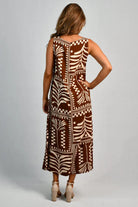Go Girl Go Girl Cassie Maxi Dress - Tribal Artisan Brown Go Girl Cassie Maxi Dress - Tribal Artisan Brown Splash Swimwear Dresses