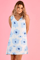 Go Girl Go Girl Daze Craze Country Club Dress -Blue Go Girl Daze Craze Country Club Dress -Blue Splash Swimwear Clothing