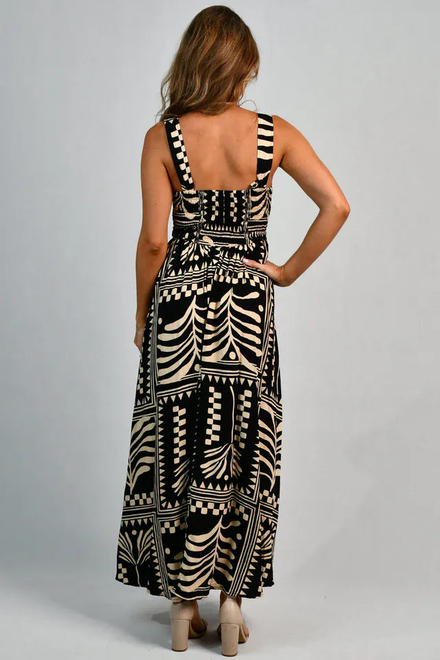 Go Girl Go Girl Emily Maxi Dress - Tribal Artisan Black Go Girl Emily Maxi Dress - Tribal Artisan Black Splash Swimwear Dresses