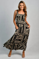 Go Girl Go Girl Emily Maxi Dress - Tribal Artisan Black Go Girl Emily Maxi Dress - Tribal Artisan Black Splash Swimwear Dresses