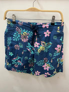 Green Rock Surfer Fruit Easy Shorts - Navy Splash Swimwear Mens Shorts
