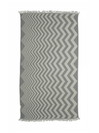 Hammamas Chevron Turkish Towel Splash Swimwear Beach Towels Ash 1000010043