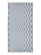 Hammamas Chevron Turkish Towel Splash Swimwear Beach Towels Denim 1000014747
