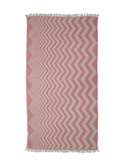 Hammamas Chevron Turkish Towel Splash Swimwear Beach Towels Pink 1000010045