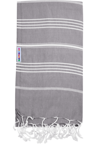 Hammamas Beach Towels Ash Original Turkish Towel