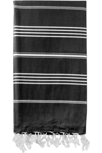 Hammamas Original Turkish Towel Splash Swimwear Beach Towels Charcoal 1000008649