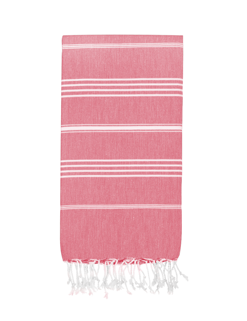 Hammamas Beach Towels Coral Original Turkish Towel