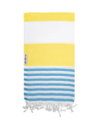 Hammamas Reef Turkish Towel Splash Swimwear Beach Towels Daisy/ Aqua 1000021596