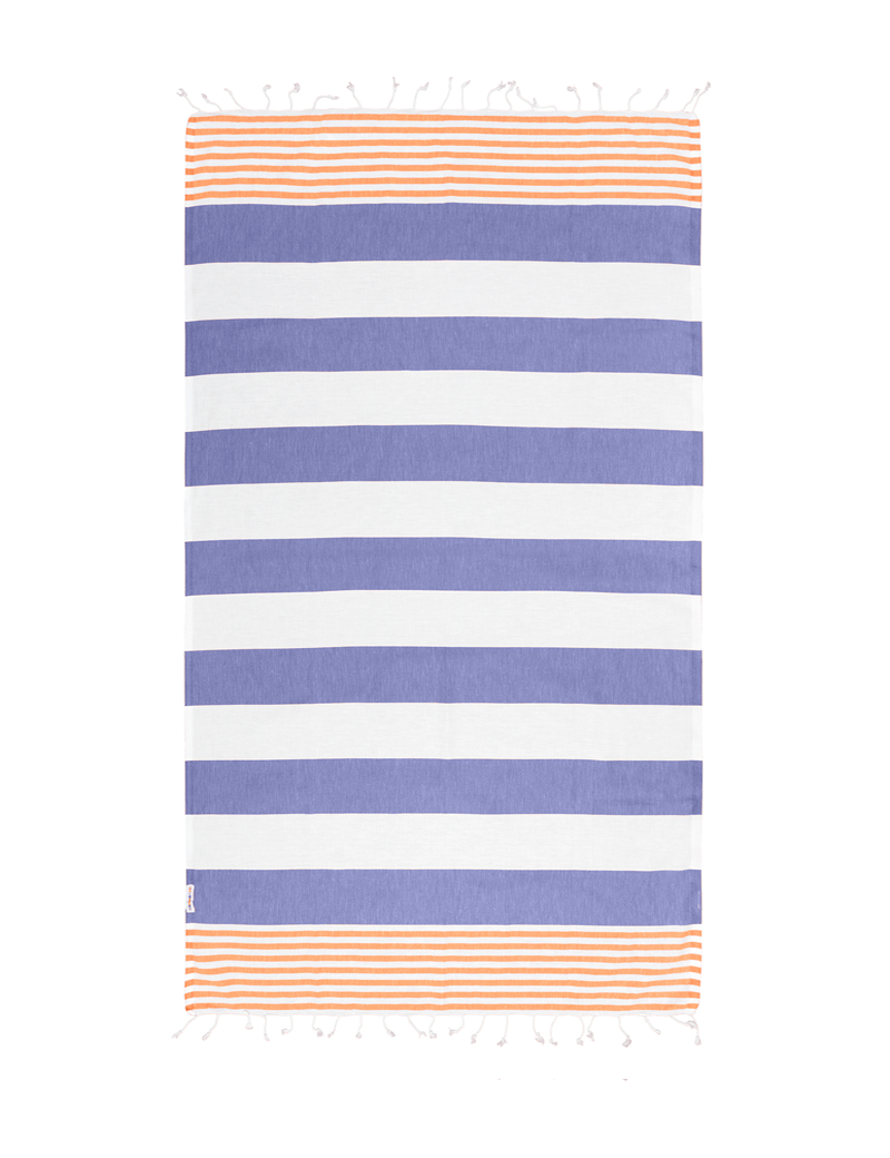 Hammamas Reef Turkish Towel Reef Turkish Towel Splash Swimwear Beach Towels Iris / Orange 1000029293