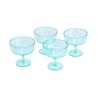 here's how The Rue Margarita Glass - Set Of 4 - Mint HHC148AU Here's How The Rue Margarita Glass - Set Of 4 - Mint Splash Swimwear 840214820267