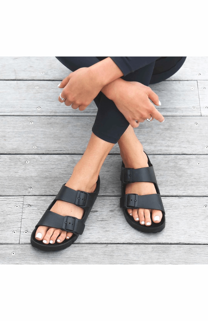 Holster Sundreamer Slide - Black Splash Swimwear Thongs