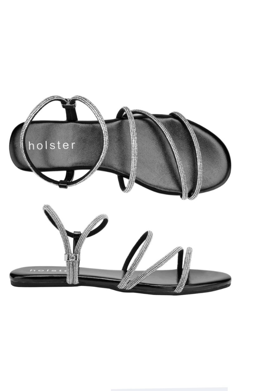 Holster Viva Flat - Black Splash Swimwear Thongs