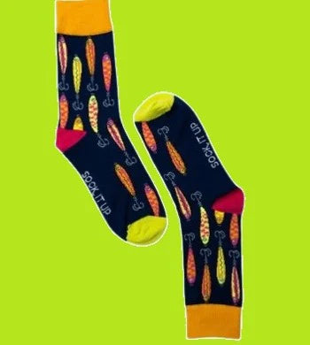 Hooked Line & Sinker - Sock It Up - Splash Swimwear  - Christmas, Sept23, Sock It Up, socks - Splash Swimwear 