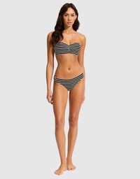 Mesh Effect Hipster Pants - Black - Seafolly - Splash Swimwear  - Bikini Bottom, bikini bottoms, Bikini Pant, new arrivals, Oct23, Seafolly, women swimwear, womens swimwear - Splash Swimwear 