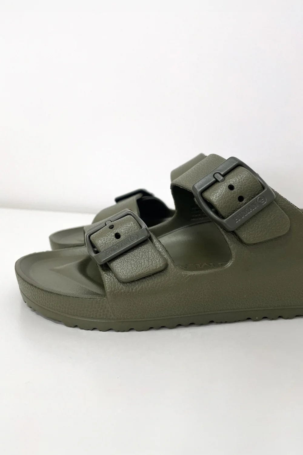 Human Shoes Human Ripe Slide - Earthy Green