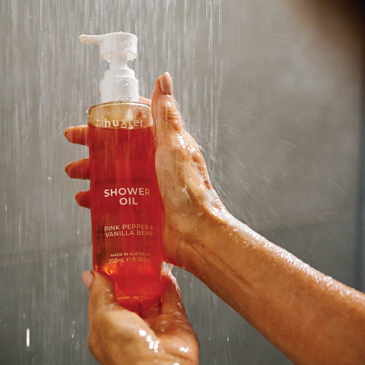 Huxter Huxter Shower Oil 200ml - Pink Pepper & Vanilla Bean 302534 Huxter Shower Oil 200ml - Pink Pepper & Vanilla Bean Splash Swimwear Health & Beauty 9356010019954