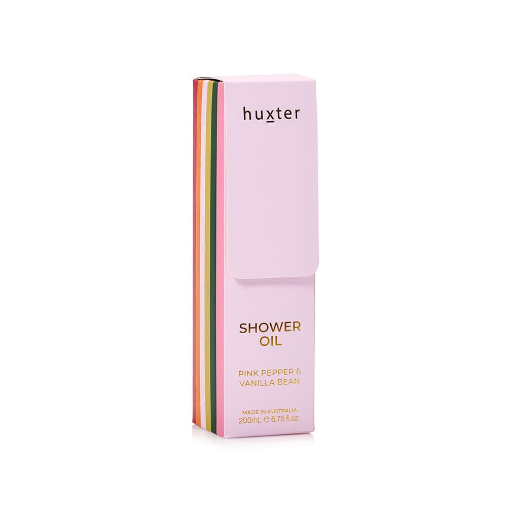 Huxter Huxter Shower Oil 200ml - Pink Pepper & Vanilla Bean 302534 Huxter Shower Oil 200ml - Pink Pepper & Vanilla Bean Splash Swimwear Health & Beauty 9356010019954