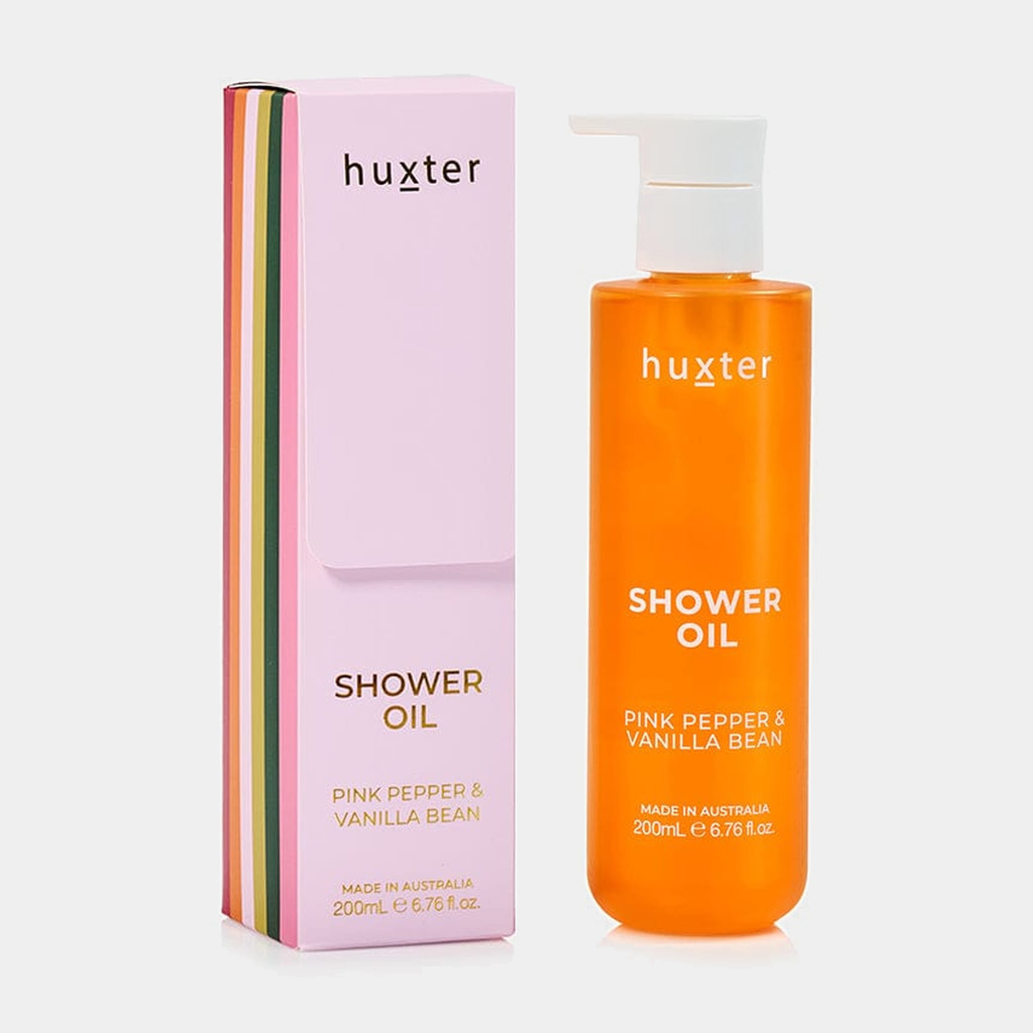 Huxter Huxter Shower Oil 200ml - Pink Pepper & Vanilla Bean 302534 Huxter Shower Oil 200ml - Pink Pepper & Vanilla Bean Splash Swimwear Health & Beauty 9356010019954