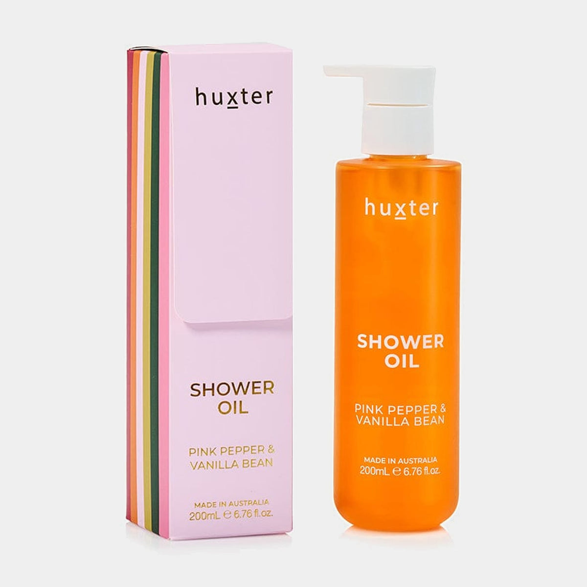 Huxter Huxter Shower Oil 200ml - Pink Pepper & Vanilla Bean 302534 Huxter Shower Oil 200ml - Pink Pepper & Vanilla Bean Splash Swimwear Health & Beauty 9356010019954