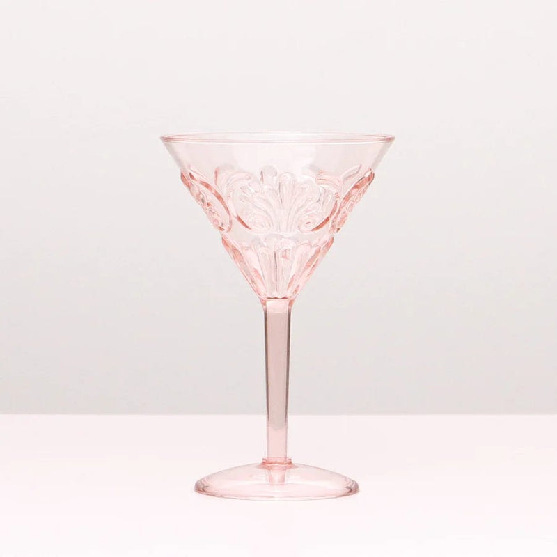 Indigo Love Collectors Flemington Acrylic Martini Glass IL-MUG-041-PP Splash Swimwear Accessories Pale Pink 1000014204