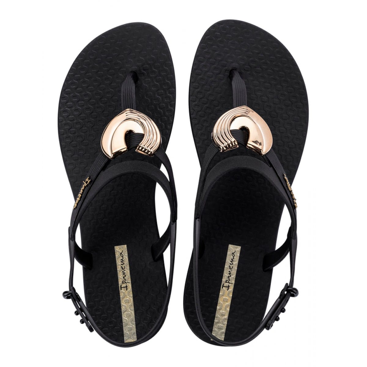 Ipanema Ipanema Class Dreamy - Black Gold 83769A-BKGD-6 Ipanema Class Dreamy Black Gold Splash Swimwear Footwear 6 9356082197161
