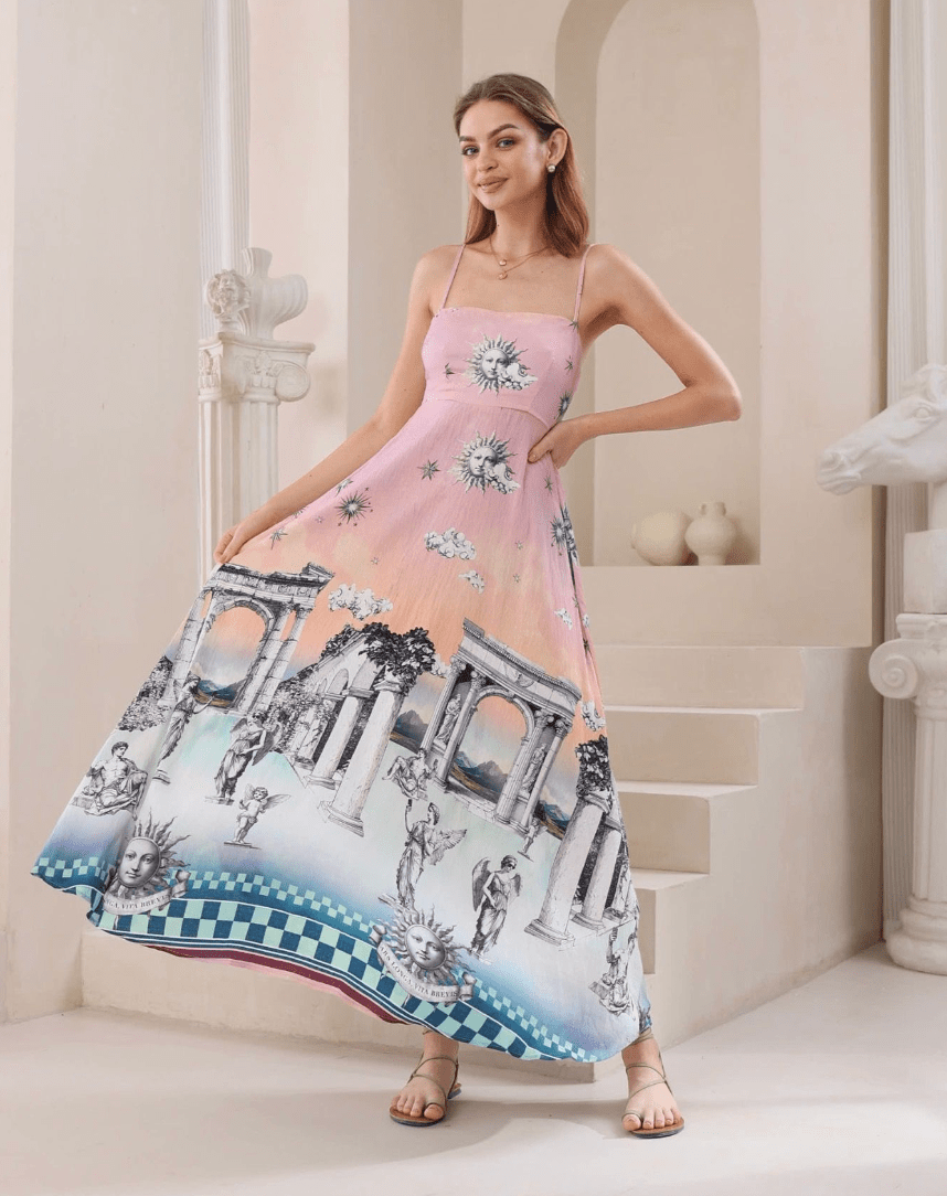 Iris Maxi Age of Aquarius Maxi Dress Age of Aquarius Maxi Dress Splash Swimwear Dresses