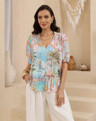 Iris Maxi Iris Maxi Azure Haven Top Iris Maxi Scarlet Petals Top Splash Swimwear Clothing Top