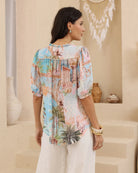 Iris Maxi Iris Maxi Azure Haven Top Iris Maxi Scarlet Petals Top Splash Swimwear Clothing Top