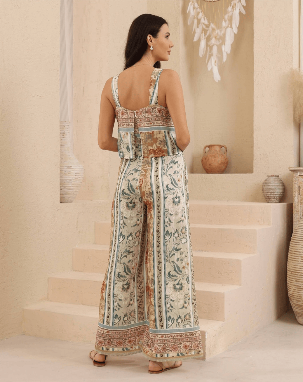 Iris Maxi Iris Maxi Bohemian Garden Jumpsuit Iris Maxi Terracotta Coast Jumpsuit Splash Swimwear Playsuits & Jumpsuits
