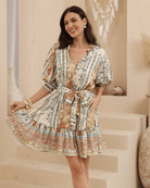 Iris Maxi Iris Maxi Bohemian Garden Mini Dress Iris Maxi Tuscany Shift Mini Dress Splash Swimwear Dresses