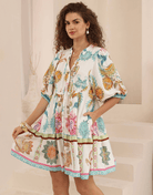 Iris Maxi Iris Maxi Bohemian Paisley Babydoll Dress Iris Maxi Bohemian Paisley Babydoll Dress Splash Swimwear Dresses