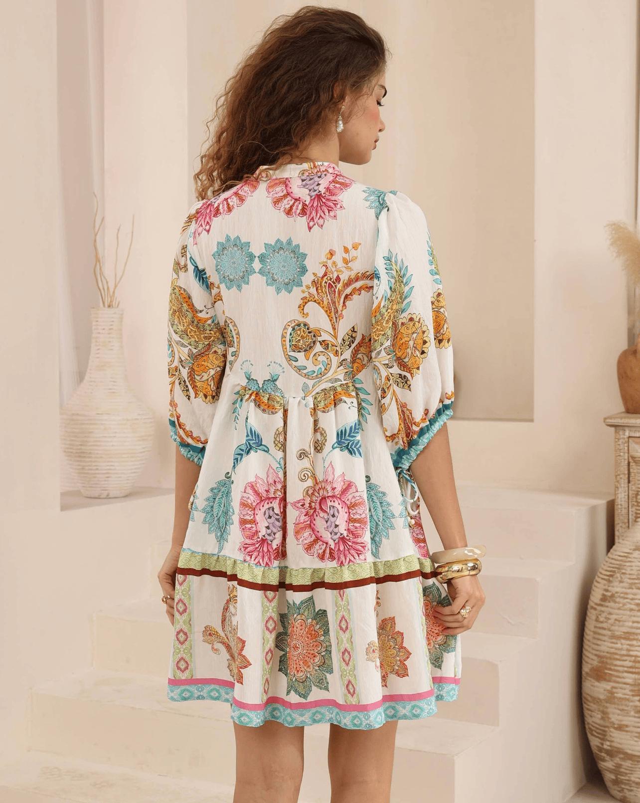 Iris Maxi Iris Maxi Bohemian Paisley Babydoll Dress Iris Maxi Bohemian Paisley Babydoll Dress Splash Swimwear Dresses