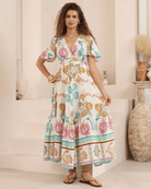 Iris Maxi Iris Maxi Bohemian Paisley Maxi Dress Iris Maxi Bohemian Paisley Maxi Dress Splash Swimwear Dresses