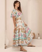 Iris Maxi Iris Maxi Bohemian Paisley Maxi Dress Iris Maxi Bohemian Paisley Maxi Dress Splash Swimwear Dresses