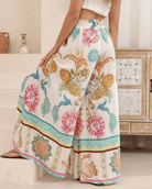 Iris Maxi Iris Maxi Bohemian Paisley Wide Leg Pant Iris Maxi Bohemian Paisley Wide Leg Pant Splash Swimwear Womens Pants