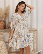 Iris Maxi Iris Maxi Botanical Meadow Babydoll Dress Iris Maxi Botanical Meadow Babydoll Dress Splash Swimwear Dresses