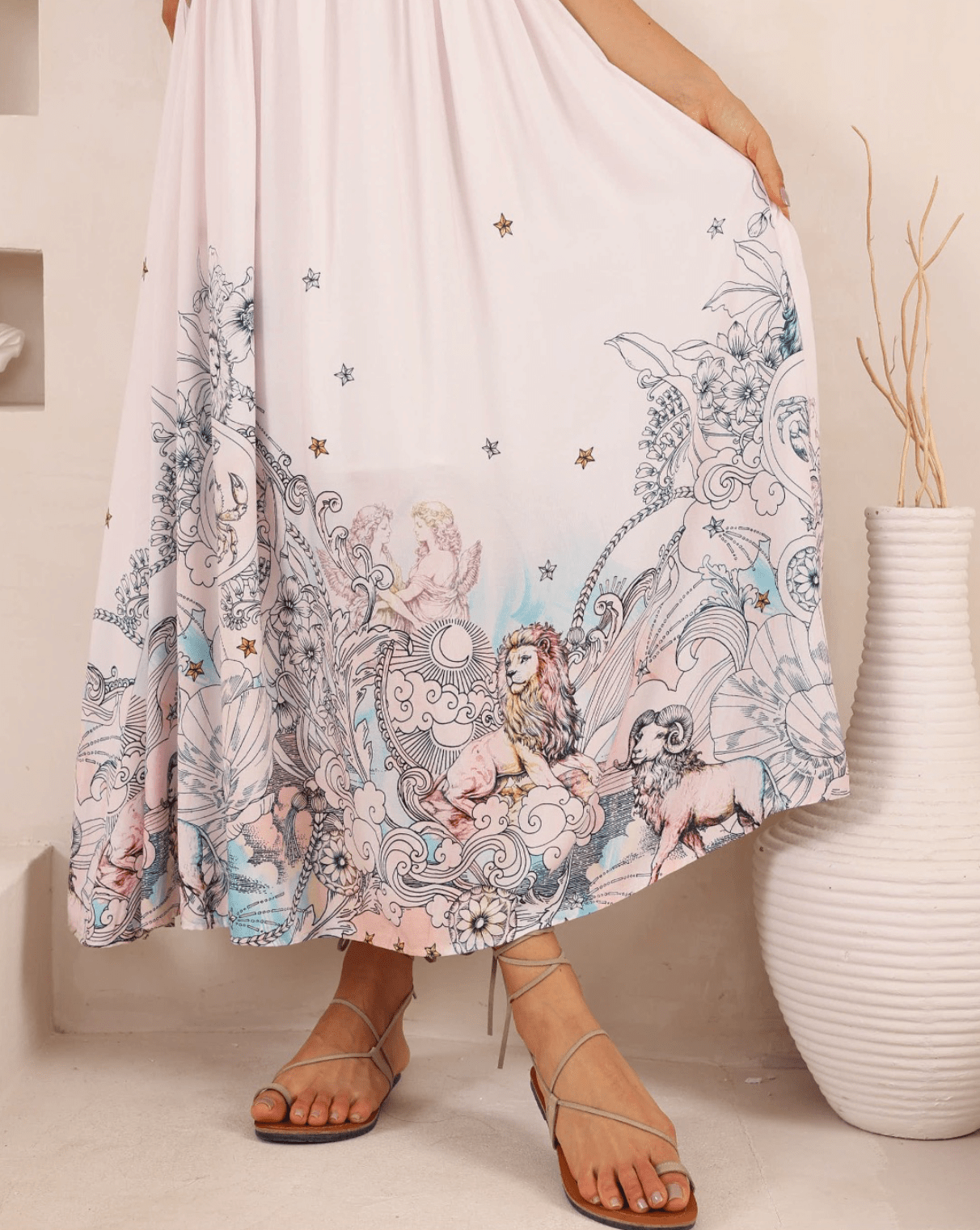 Iris Maxi Iris Maxi Celestial Lion Maxi Dress Iris Maxi Celestial Lion Maxi Dress Splash Swimwear