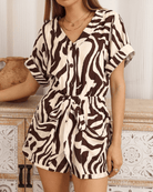 Iris Maxi Iris Maxi Cocoa Zebra Playsuit Iris Maxi Cocoa Zebra Playsuit Splash Swimwear Playsuits & Jumpsuits