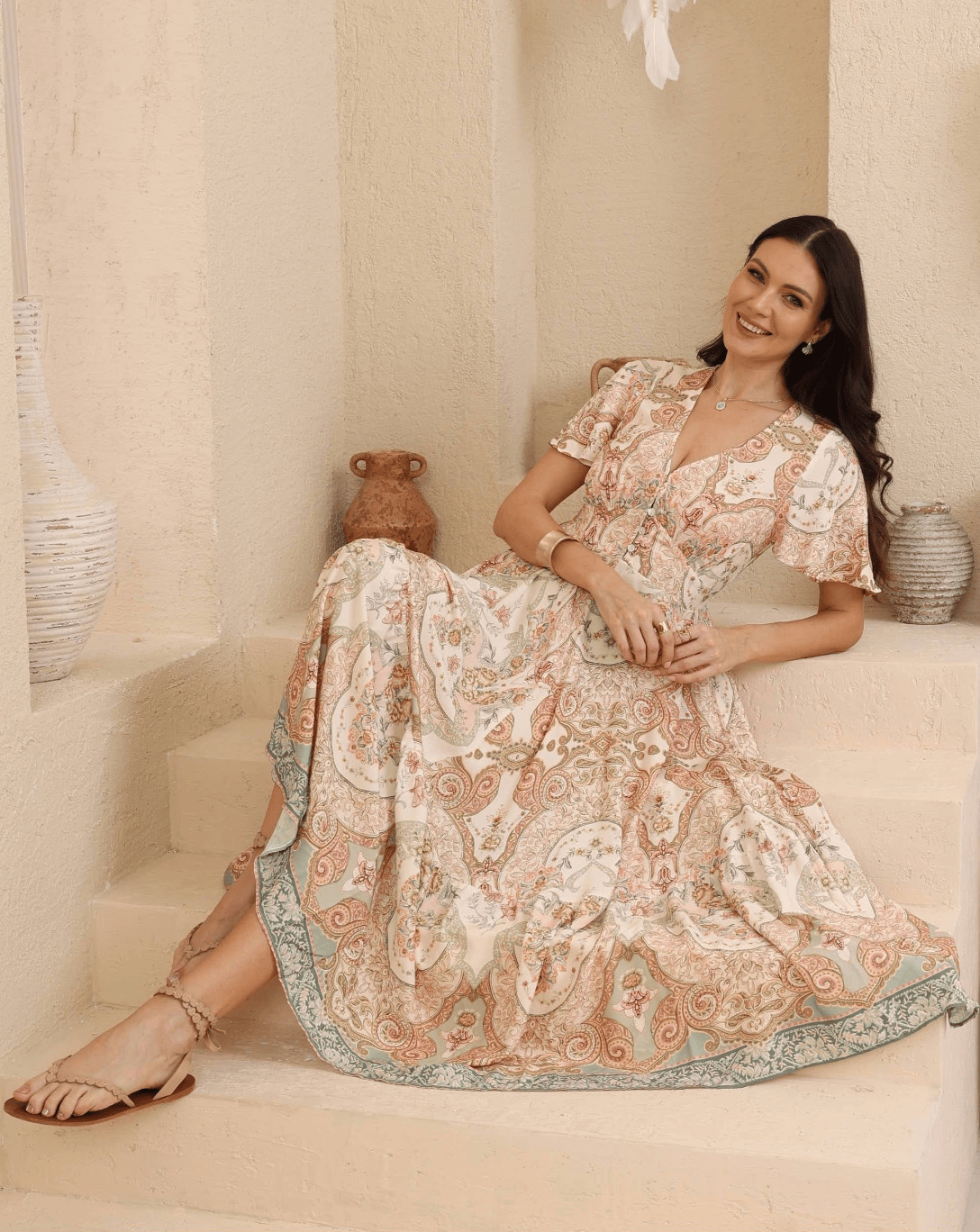 Iris Maxi Iris Maxi Desert Paisley Maxi Dress Iris Maxi Tuscany Shift Mini Dress Splash Swimwear Dresses