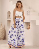 Iris Maxi Iris Maxi Island Palms Pants - Blue/White Iris Maxi Island Palms Pants - Blue/White Splash Swimwear