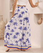 Iris Maxi Iris Maxi Island Palms Pants - Blue/White Iris Maxi Island Palms Pants - Blue/White Splash Swimwear