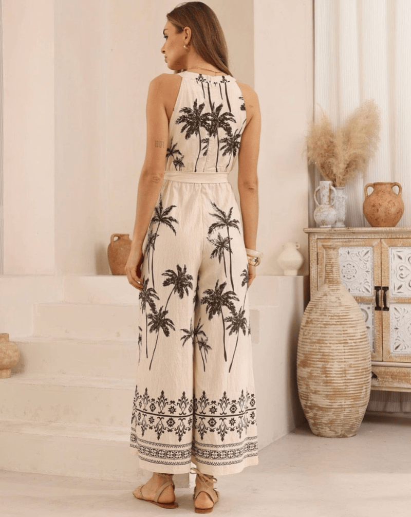 Iris Maxi Iris Maxi Ivory Palmera Jumpsuit Iris Maxi Ivory Palmera Jumpsuit Splash Swimwear Playsuits & Jumpsuits