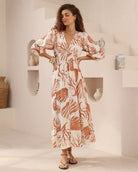 Iris Maxi Iris Maxi Ocean Maxi Dress - Camel Print Iris Maxi Ocean Maxi Dress - Camel Print Splash Swimwear Dresses