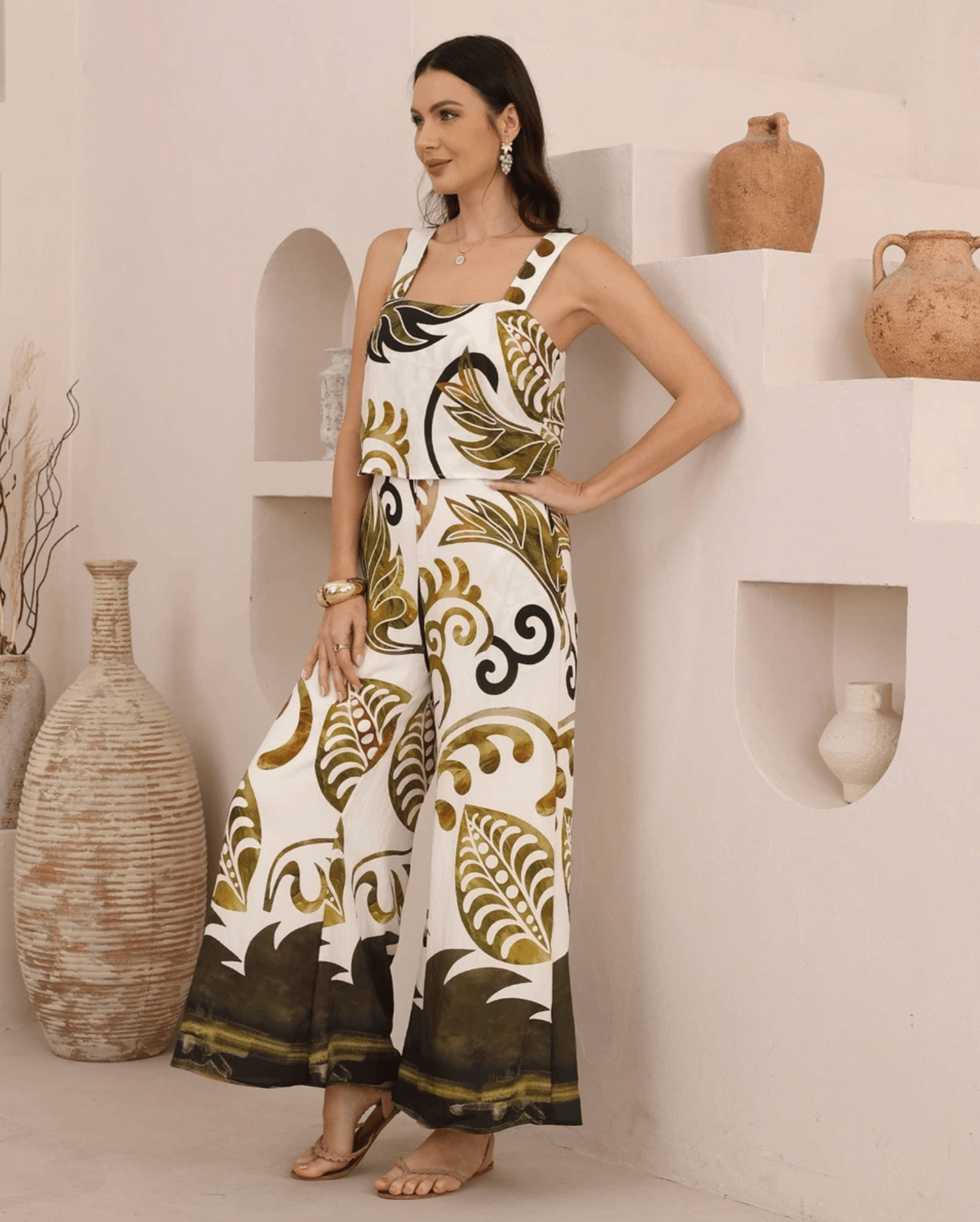 Iris Maxi Iris Maxi Olive Reverie Jumpsuit Iris Maxi Olive Reverie Jumpsuit Splash Swimwear Jumpsuit