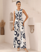 Iris Maxi Iris Maxi Petal Pop Vest - Navy Print Iris Maxi Petal Pop Vest - Navy Print Splash Swimwear Tops