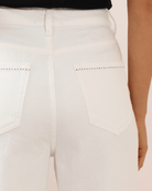 Iris Maxi Iris Maxi Pocket Stitch Jeans - White Iris Maxi Wide Leg Pant - Beige/Black Splash Swimwear Clothing Pant